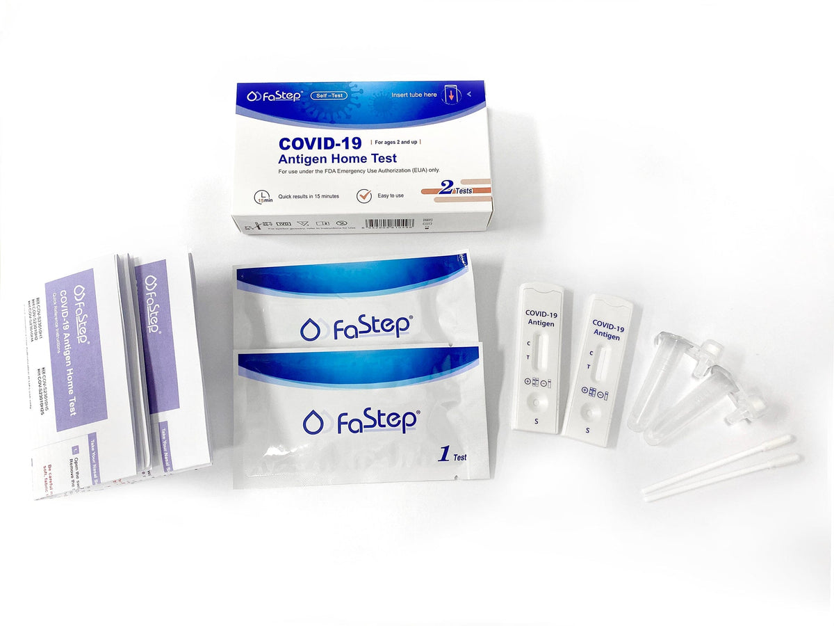 Fastep At Home COVID-19 Antigen Test - 2 Tests per Kit