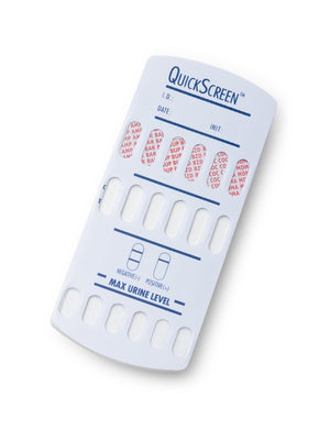 Load image into Gallery viewer, (25 Pack) 12 Panel QuickScreen Dip Card - 9402 - AMP, BAR, BZD, BUP-10, COC-300, MDMA, MET-500, MTD, OPI-300, OXY-100, PCP, THC + Timer-Countrywide Testing