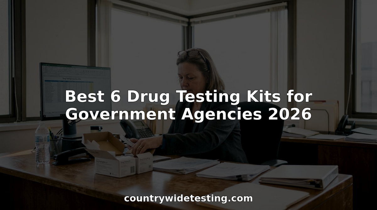 Best 6 Drug Testing Kits for Government Agencies 2026