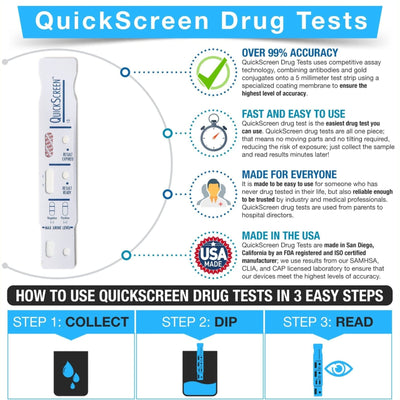Load image into Gallery viewer, Kratom(KRA) Rapid Test Panel Dipcard, 300ng/mL, (9433) 1 Panel,Alcohol,Dip Cards Countrywide Testing 
