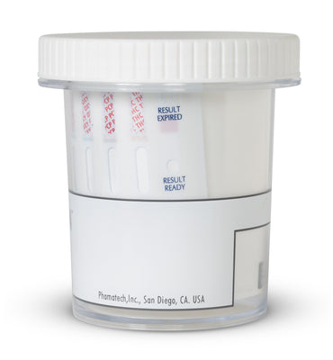 Load image into Gallery viewer, (25 Pack) 10 Panel QuickScreen Cup - 9298Z - AMP, BAR, BZD, COC, MET-500, MTD, OPI-300, OXY, PCP, THC + Timer-Countrywide Testing