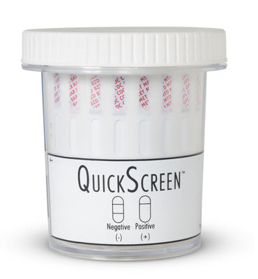 Load image into Gallery viewer, 12 Panel QuickScreen Cup - 9308ZNA - AMP, BAR, BZD, COC-300, MDA, MDMA, MET-500, MTD, OPI-300, OXY-100, PCP, THC + Timer &amp; 3-Test Adulteration-Countrywide Testing