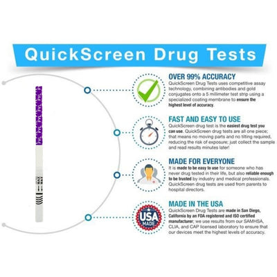 Load image into Gallery viewer, 1 Panel QuickScreen Drug Test Dip Stick - 9906 Fentanyl 1 Panel,Dip Cards Phamatech 