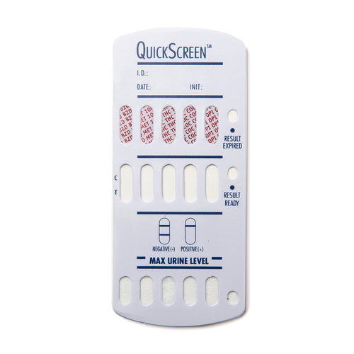 (25 Pack) 5 Panel QuickScreen Dip Card - 9145T - Made in USA - AMP, COC, OPI-300, PCP, THC + Timer-Countrywide Testing