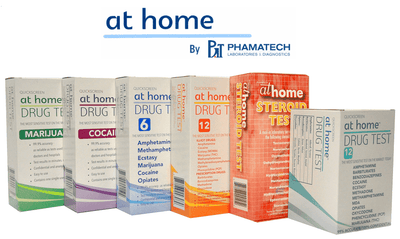 Load image into Gallery viewer, 6 Panel (Multiple Drug) – At Home DIP CARD test - Amphetamines, MDA, Cocaine, Methamphetamines, MDMA, Opiates/Morphine, Marijuana/THC 6 panel dip card, at home test Phamatech 