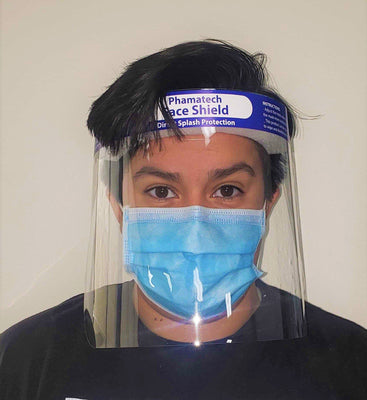 Load image into Gallery viewer, 10 Pack Face Shields with 10 Bands and 10 Sponges for Man and Women to Protect Eyes and Face (10PCS) Medical Supplies Countrywide Testing 