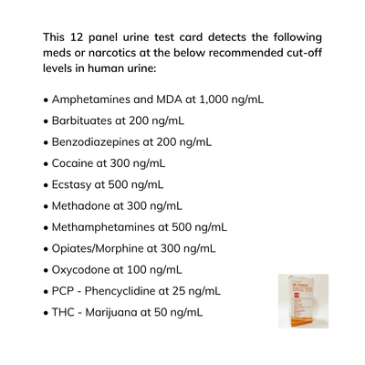 Load image into Gallery viewer, 12 Panel (Multiple Drug) – QuickScreen At Home DIP CARD test Dip Cards,12 Panel Phamatech 